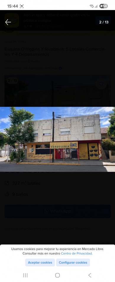 VENTA DE DPTOS, COMERCIOS Y COCHERAS, TODO EN UN SOLO BLOQUE